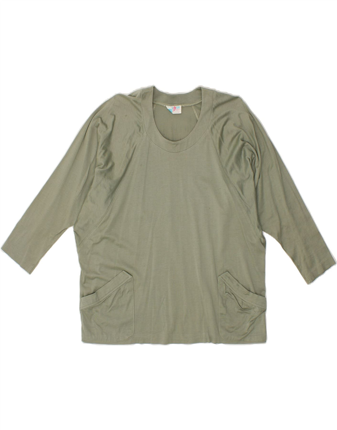 BALLOON Womens Top Long Sleeve UK 16 Large Grey Vintage Balloon and Second-Hand Balloon from Messina Hembry 