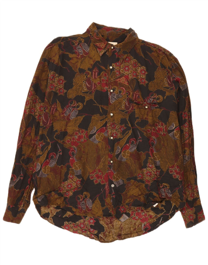 Gianni La Scala Chemise Homme Large Multicolore Floral
