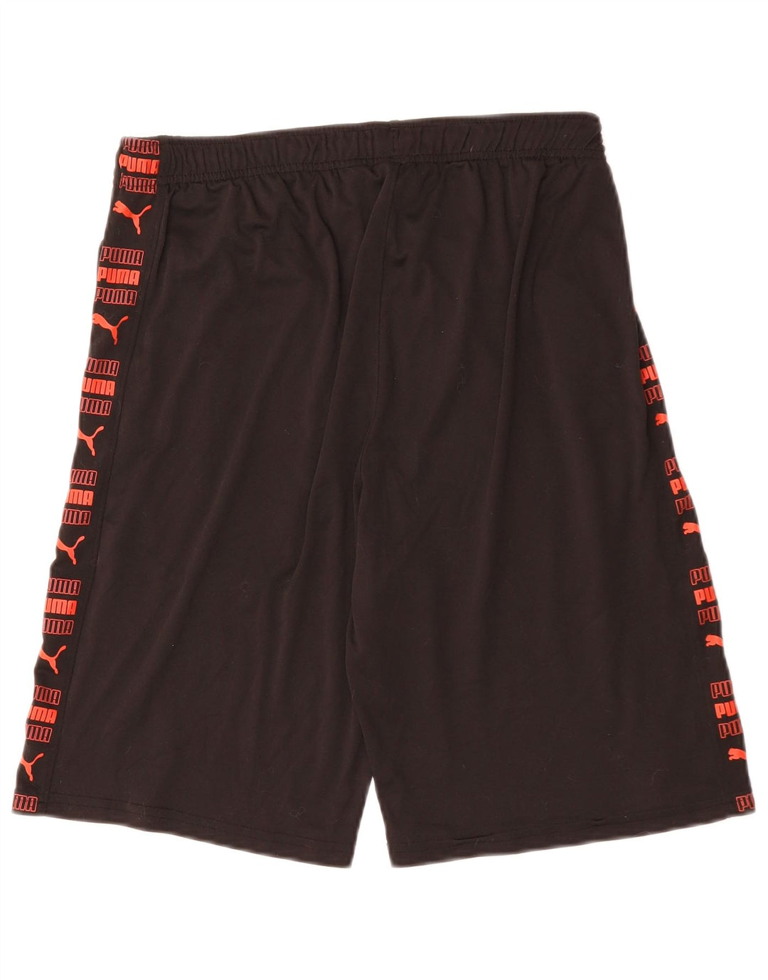 PUMA Mens Graphic Sport Shorts Large  Black Polyester