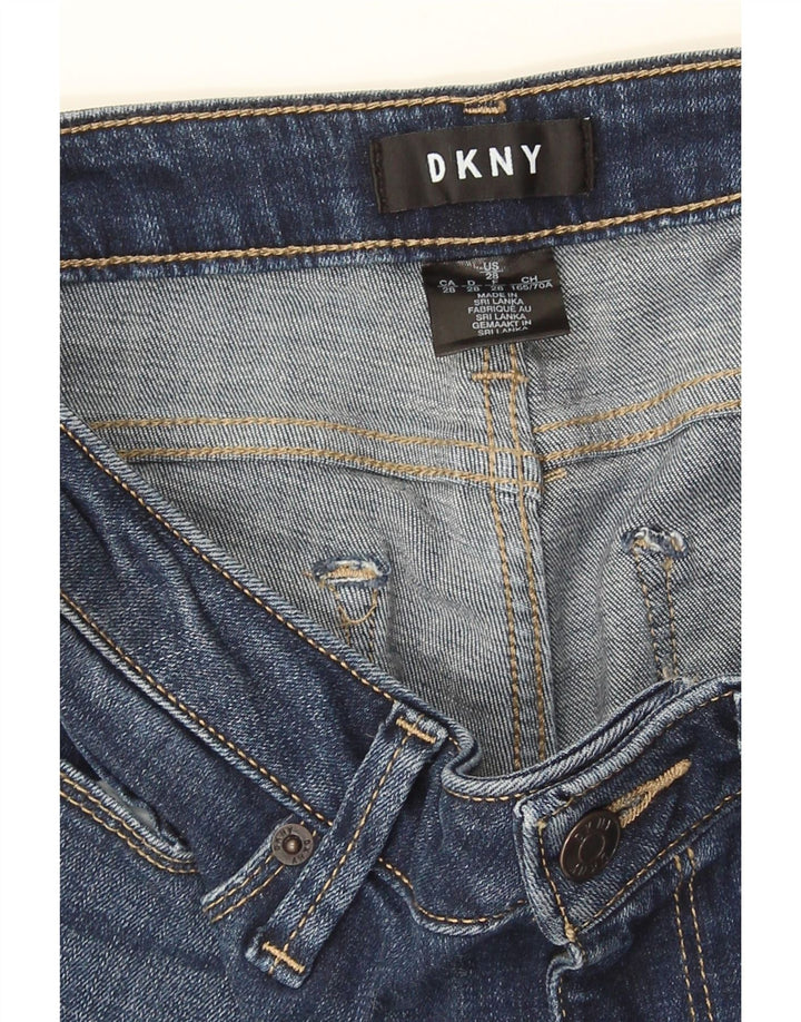 Dkny Womens Skinny Jeans W28 L28 Blue
