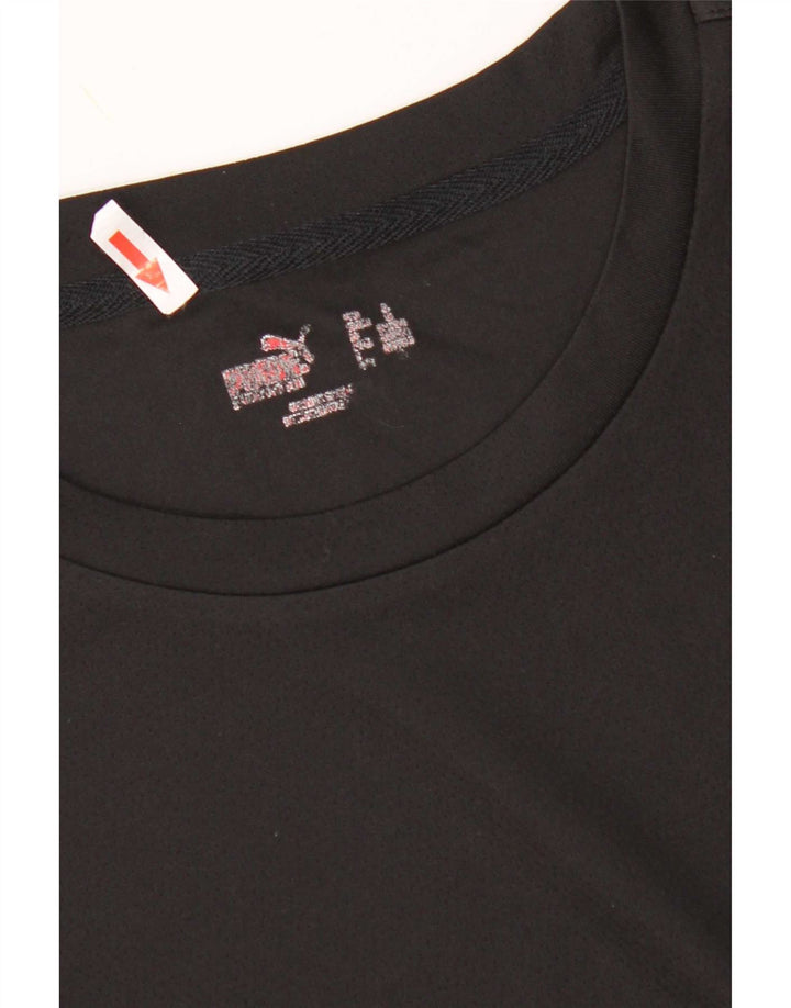 Puma Herre Grafisk T-Shirt Top Medium Sort