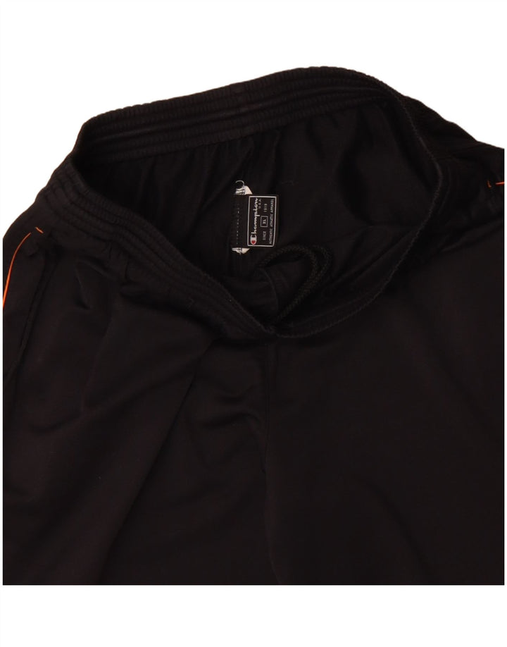 CHAMPION Mens Tracksuit Trousers XL  Black Polyester