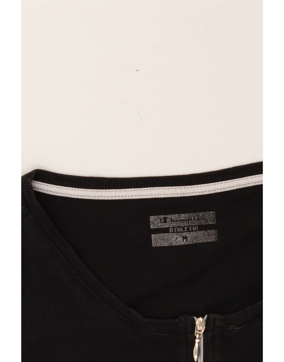 CHAMPION Womens T-Shirt Top UK 12 Medium Black Vintage Champion and Second-Hand Champion from Messina Hembry 