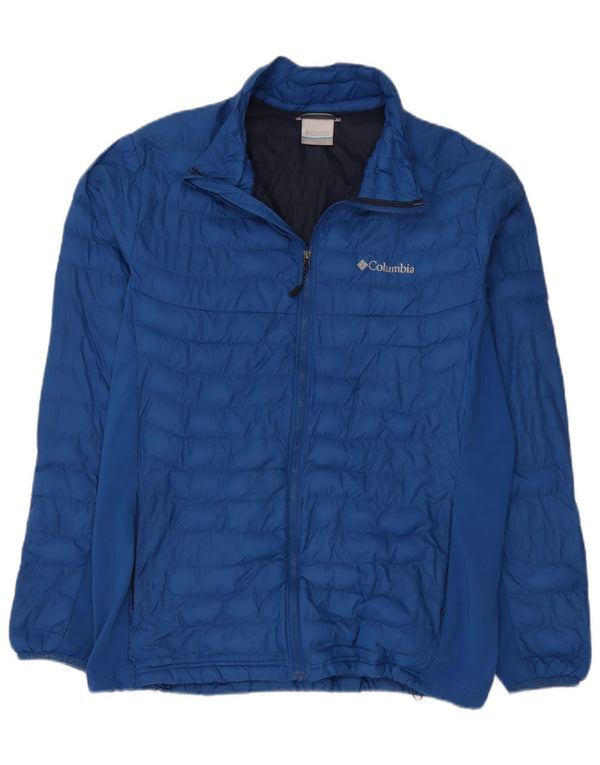 Columbia Polstret Herrejakke UK 40 Stor Blå Nylon