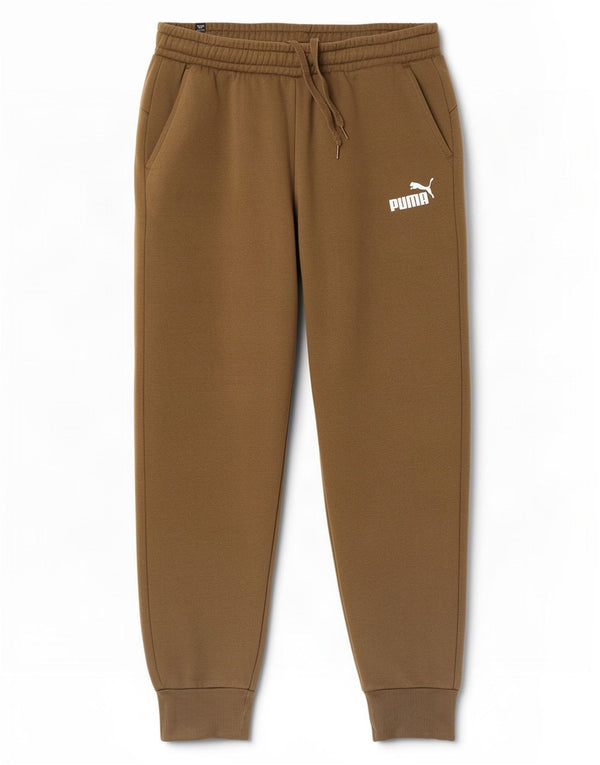 Puma Mens Tracksuit Trousers Joggers Large Khaki Cotton