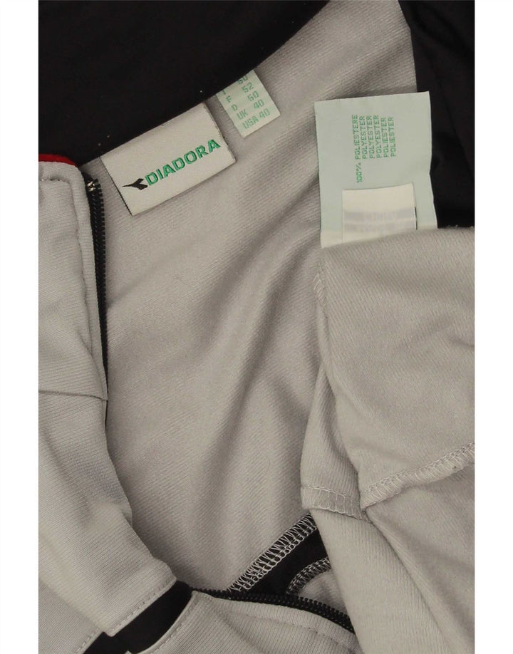 Diadora Veste de survêtement pour homme UK 40 Gris moyen Polyester