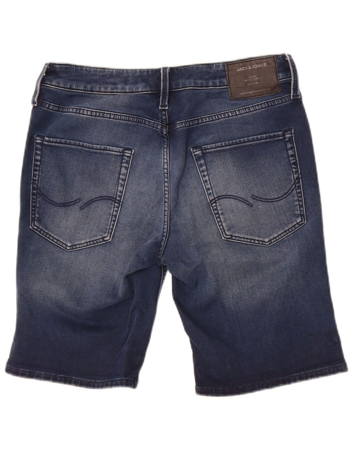 Jack & Jones Mens Denim Shorts Small W29 Blue Cotton