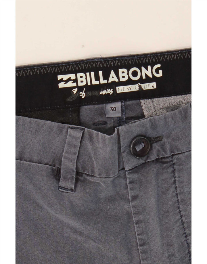 Billabong Mens Chino Shorts W30 Medium Navy Blue Cotton