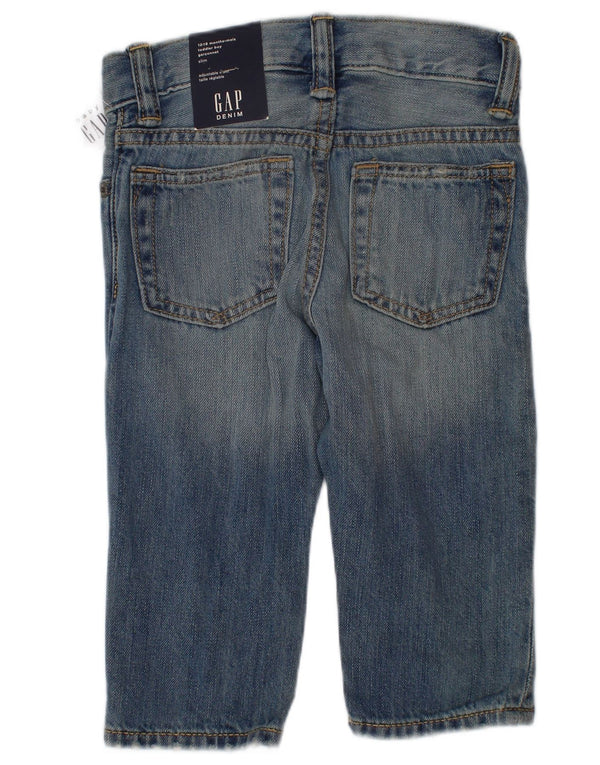 Jeans slim Gap per neonato con grafica 12-18 mesi W20 L10 in cotone blu