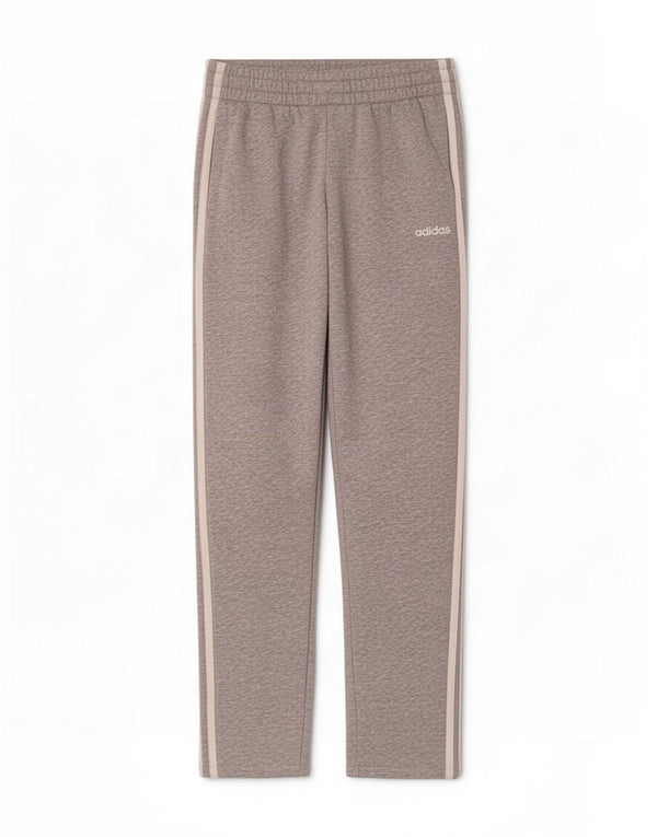 Adidas Pantalon de survêtement court pour femme UK 12/14 Gris moyen en coton moucheté