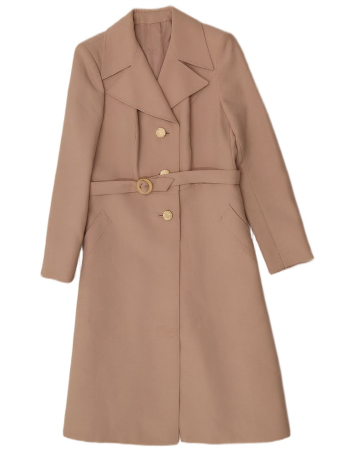 Trench vintage da donna IT 48 XL Beige
