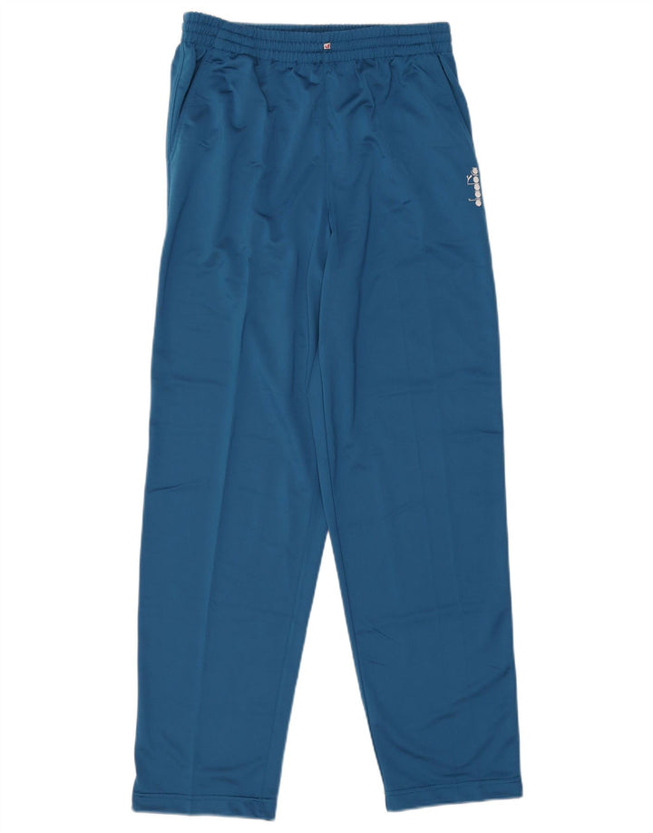 Diadora Mens Tracksuit Trousers UK 38 Medium  Blue Polyester