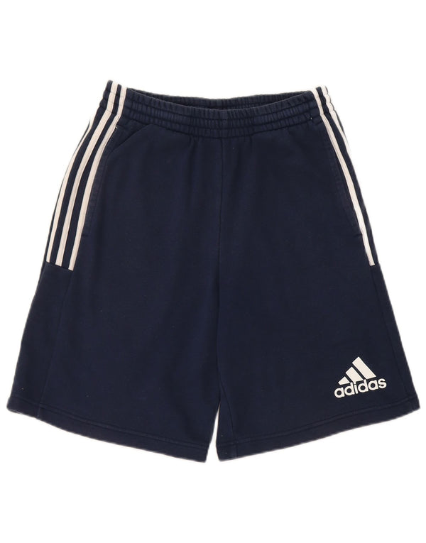 Мужские спортивные шорты Adidas, маленькие темно-синие, хлопок