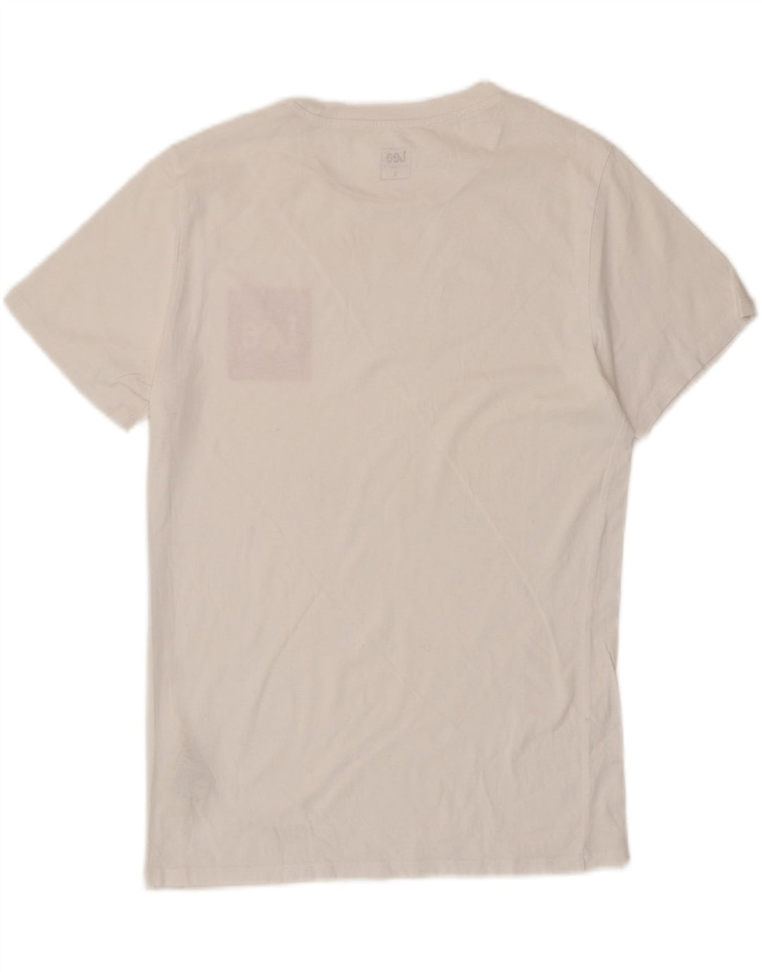 LEE Mens Graphic T-Shirt Top Small White Cotton Vintage Lee and Second-Hand Lee from Messina Hembry 