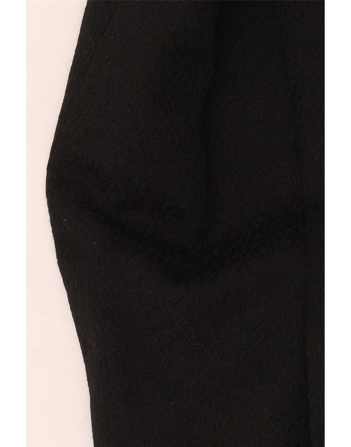 Cappotto doppiopetto vintage da donna UK 14 medio nero
