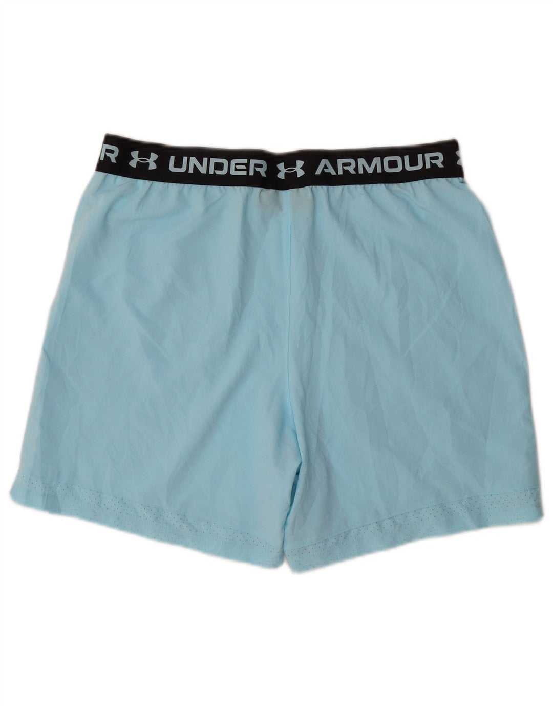 Pantaloncini sportivi con grafica da uomo Under Armour, grandi, in poliestere color block blu