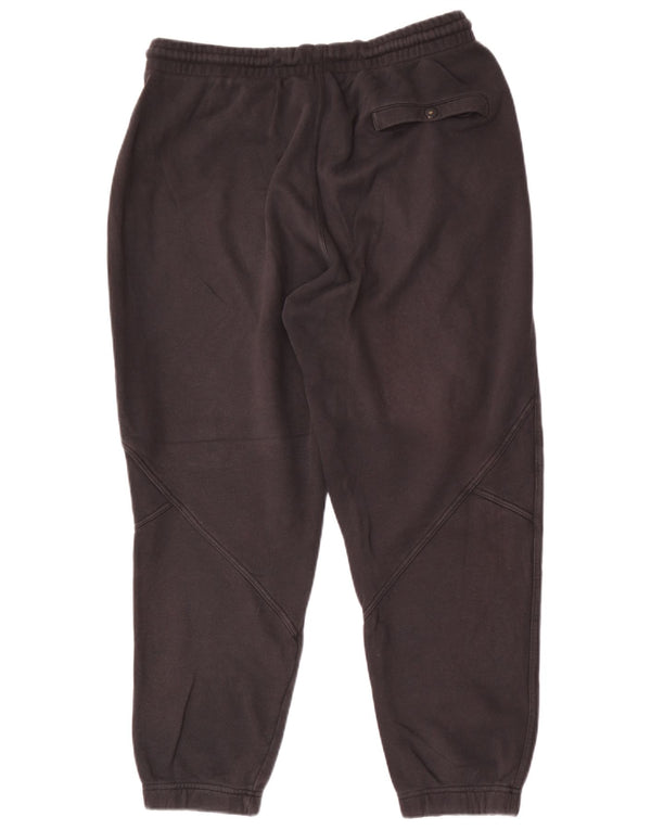 Reebok Mens Tracksuit Trousers Joggers Large  Black Cotton
