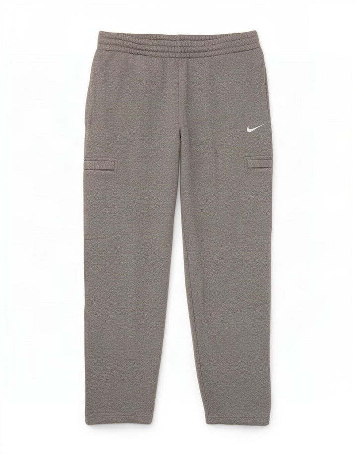 Nike Pantalon de survêtement cargo pour homme en coton moucheté gris Taille L