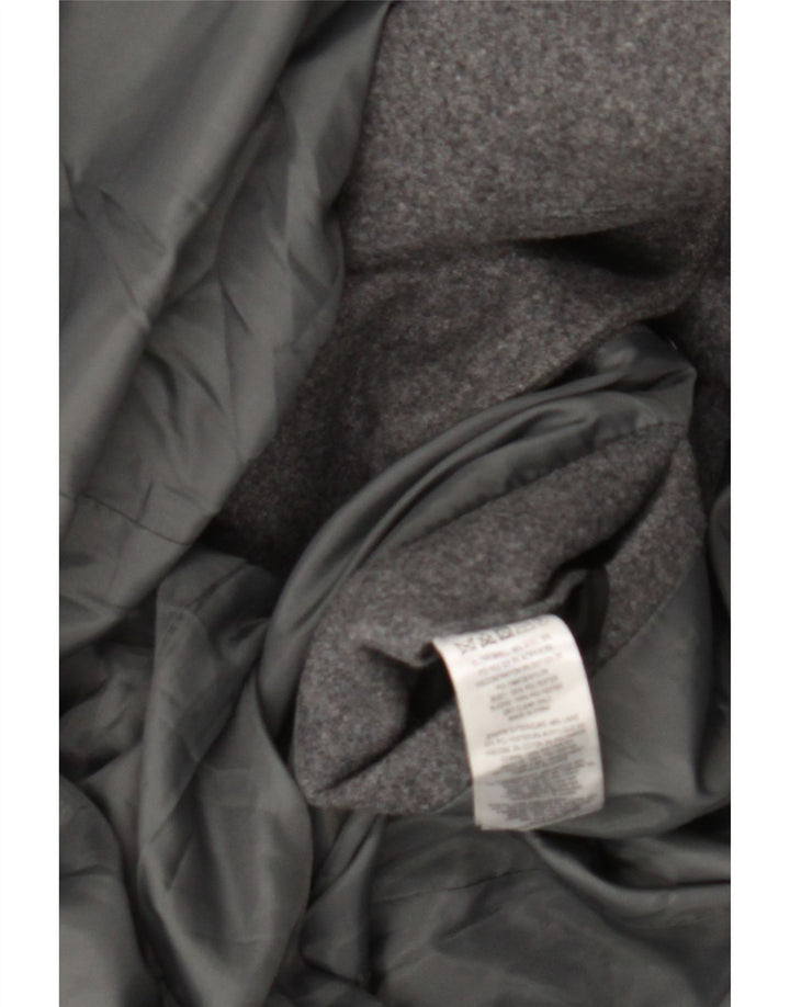 French Connection Mens Pea Coat UK 36 Small Grey Wool