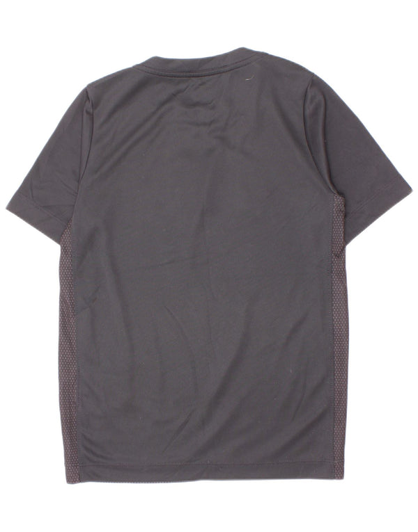 Nike Boys Dri Fit grafikus póló felső 8-9 éves kis fekete színben
