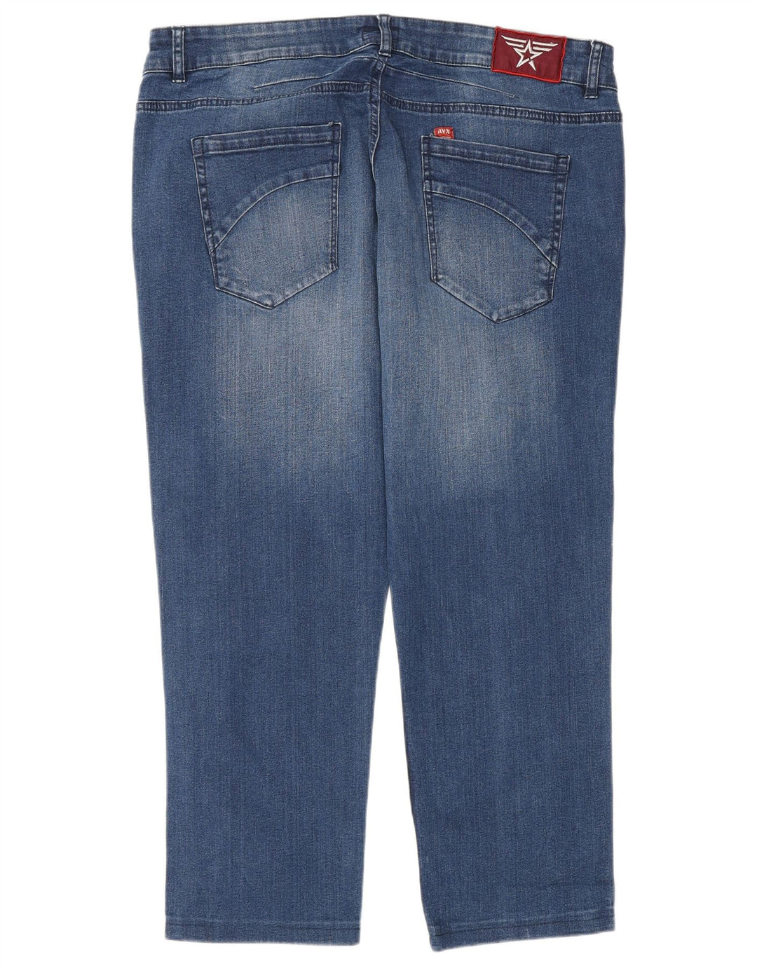 Avirex Mens Cropped Jeans W40 L27 Blue Cotton