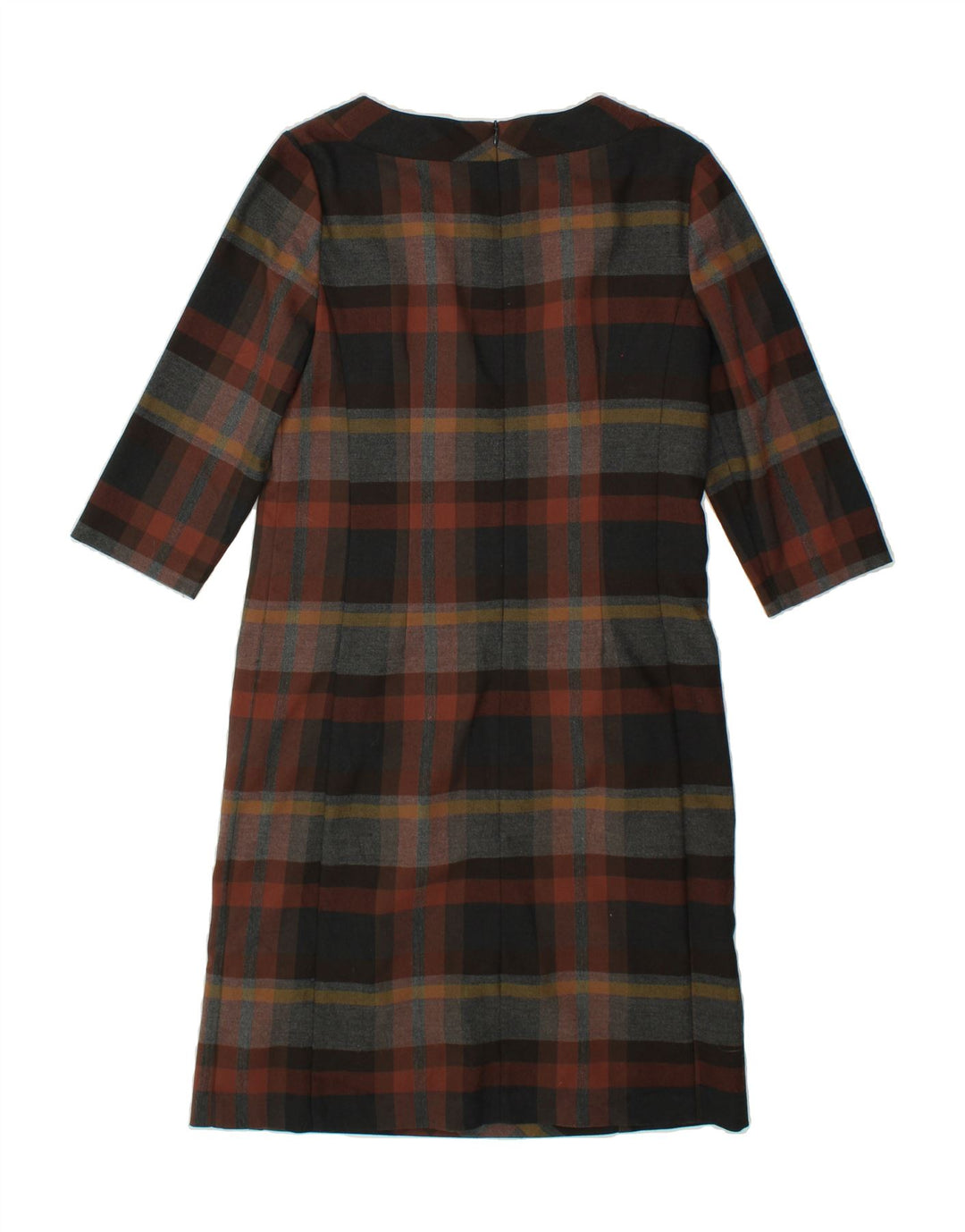 LAURA ASHLEY Womens Shift Dress UK 10 Small  Black Check Polyester Vintage Laura Ashley and Second-Hand Laura Ashley from Messina Hembry 