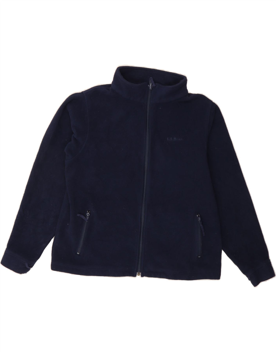 L.L.BEAN Boys Fleece Jacket 15-16 Years XL Navy Blue Polyester Vintage L.L.Bean and Second-Hand L.L.Bean from Messina Hembry 