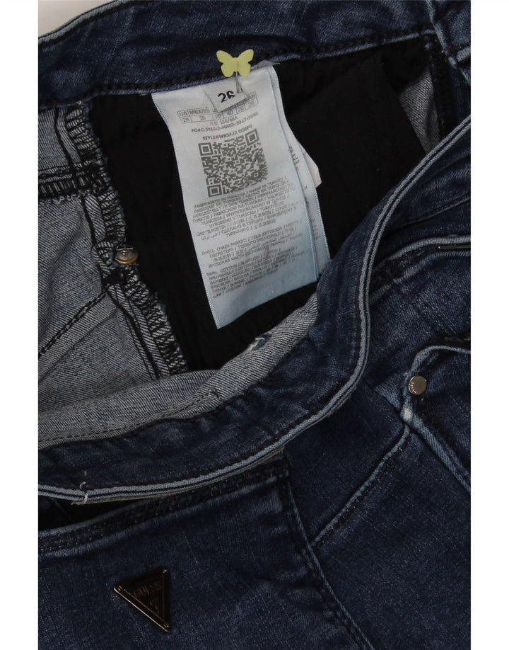 GUESS Womens Curvy Skinny Jeans W26 L29 Blue Polyester Vintage Guess and Second-Hand Guess from Messina Hembry 