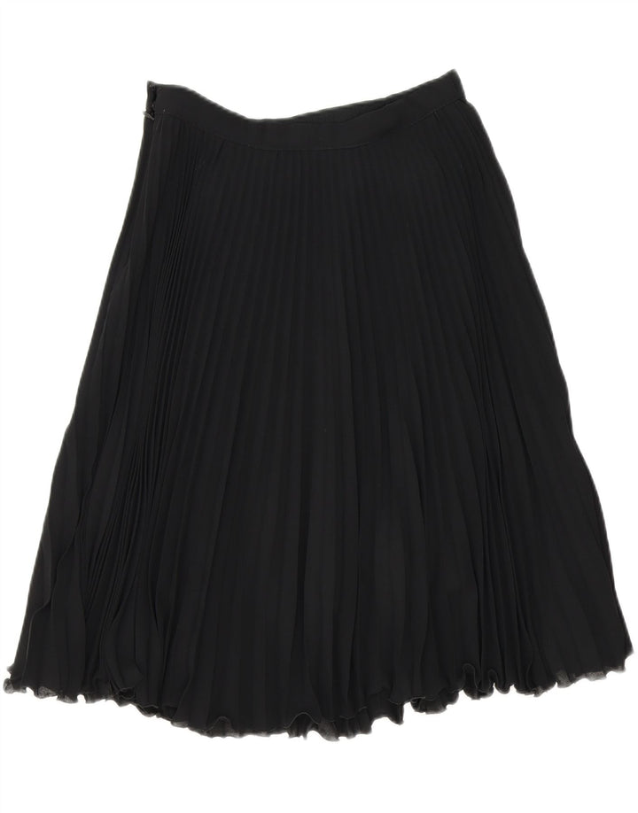 VINTAGE Womens Pleated Skirt W30 Medium  Black Vintage Vintage and Second-Hand Vintage from Messina Hembry 