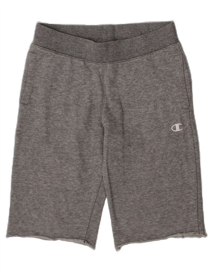 CHAMPION Boys Sport Shorts 7-8 Years Small Grey Vintage Champion and Second-Hand Champion from Messina Hembry 