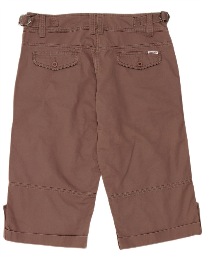 White Stuff Womens Bermuda Chino Shorts UK 12 Medium W32  Brown Cotton