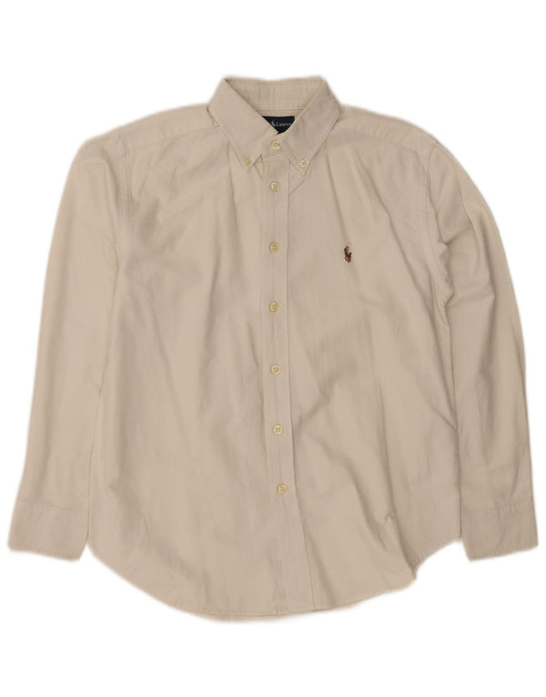 Ralph Lauren Camisa Niño 9-10 Años Blanco Algodón