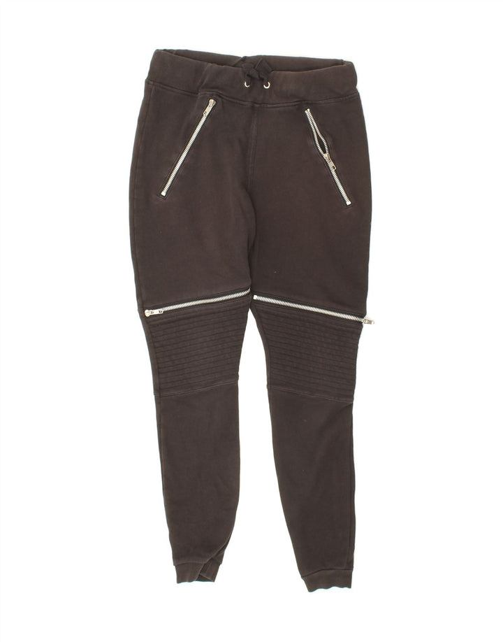 REEBOK Womens Tracksuit Trousers Joggers UK 12 Medium  Black Vintage Reebok and Second-Hand Reebok from Messina Hembry 