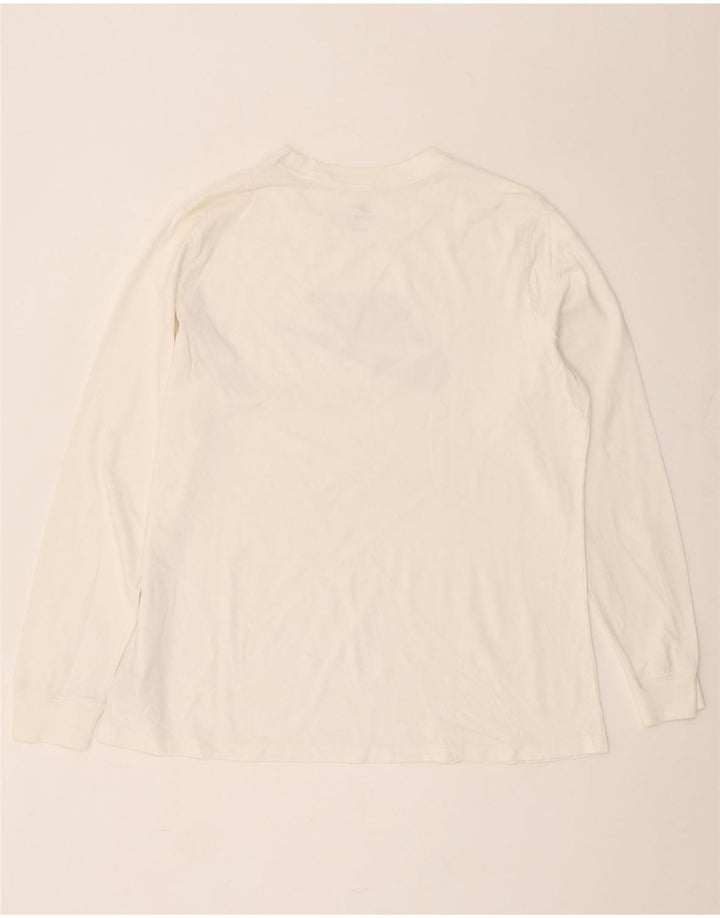 Nike Herre grafisk top langærmet XL hvid bomuld