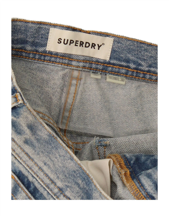 SUPERDRY Womens Cropped Jeans W28 L25 Blue Cotton Vintage Superdry and Second-Hand Superdry from Messina Hembry 