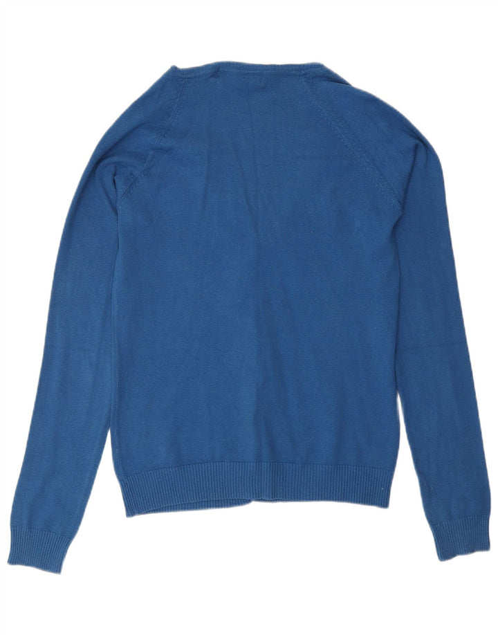 Maglione cardigan da donna Zara UK 14 grande blu