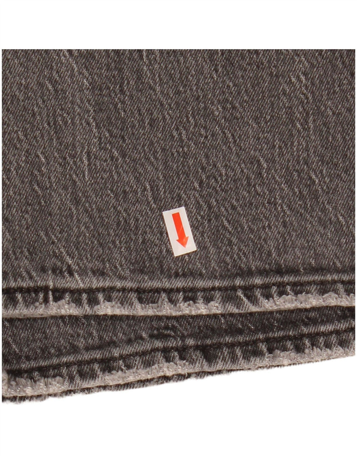 Levi's Mens Ribcage Straight Jeans W31 L29 Grey Cotton