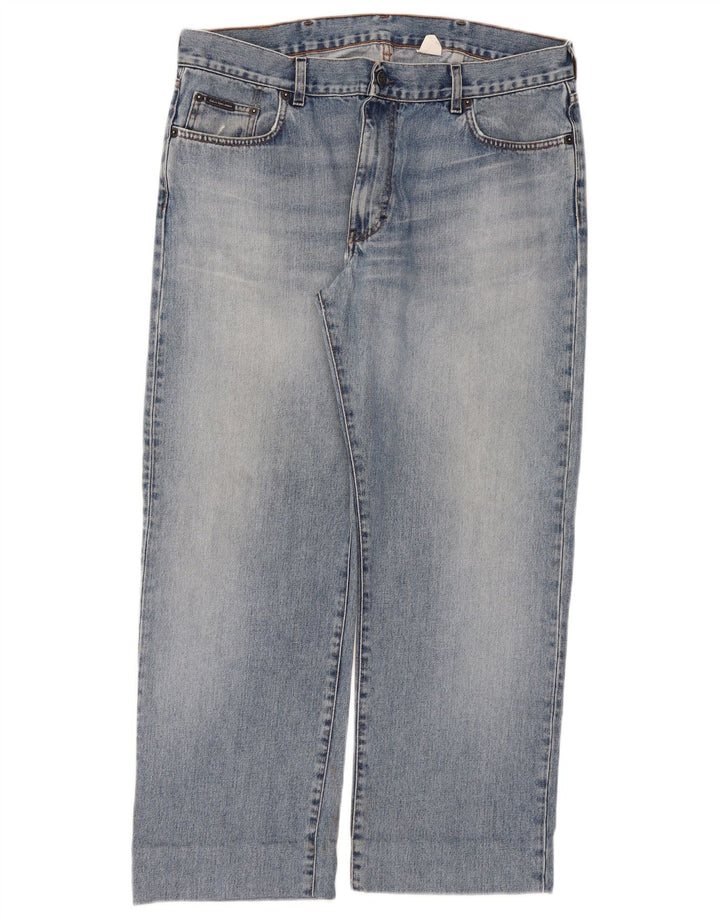 Calvin Klein Womens Straight Jeans W36 L28 Blue