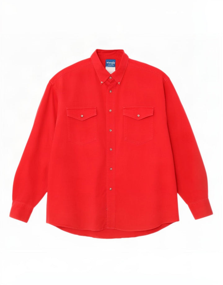Wrangler Herreskjorte XL Rød