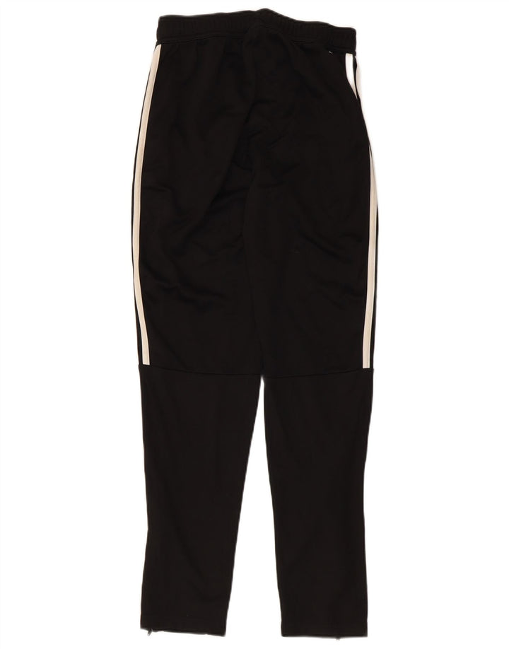 Adidas Boys Tracksuit Trousers 13-14 Years Black Polyester