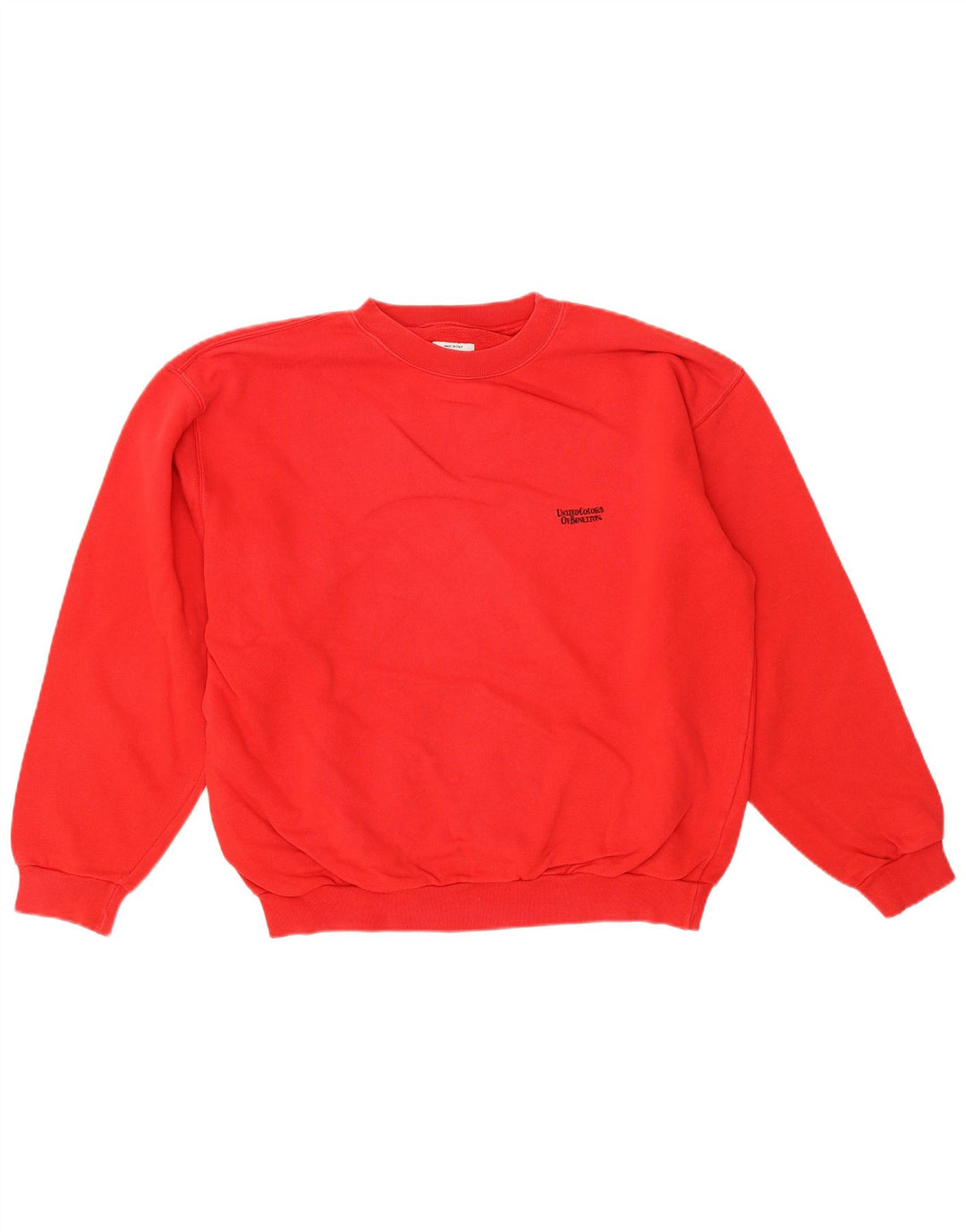 Benetton Pull-over surdimensionné pour femme UK 14 Rouge moyen