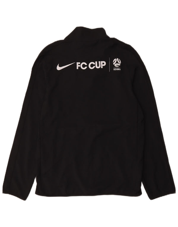 Giacca da ginnastica Nike Dri Fit Graphic da uomo, piccola, in poliestere nero
