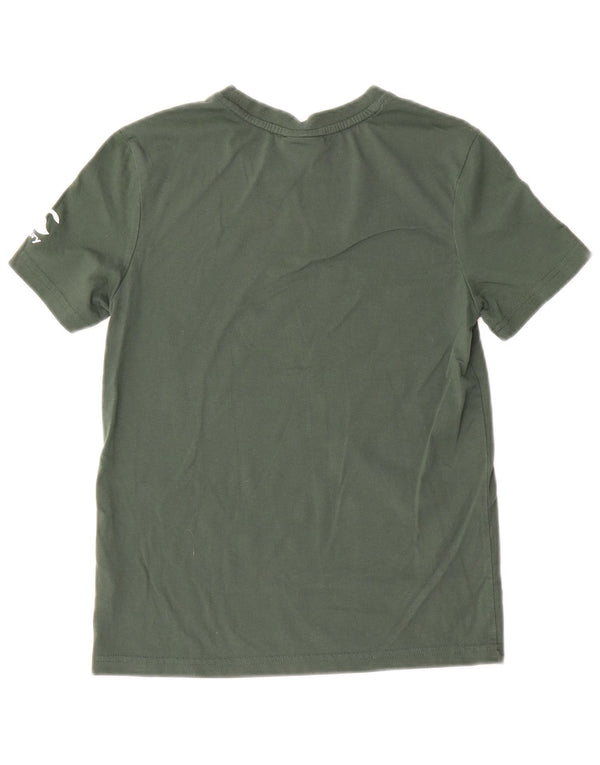Canterbury Camiseta gráfica para niño Top 9-10 años Algodón Verde
