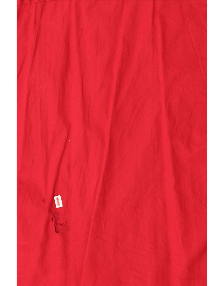 WRANGLER Mens Short Sleeve Shirt Large Red Cotton Vintage Wrangler and Second-Hand Wrangler from Messina Hembry 