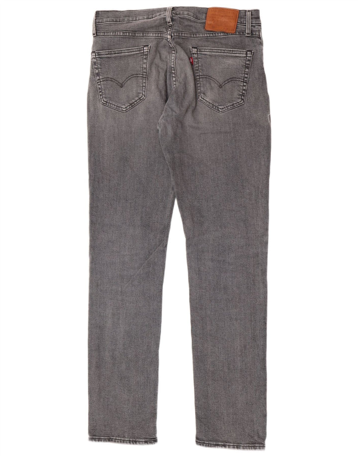 Levi's Herre 511 Slim Jeans W34 L34 Grå Bomuld