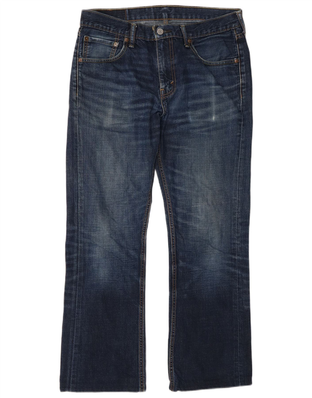 Levi's Mens Bootcut Jeans W32 L28 Blue Cotton