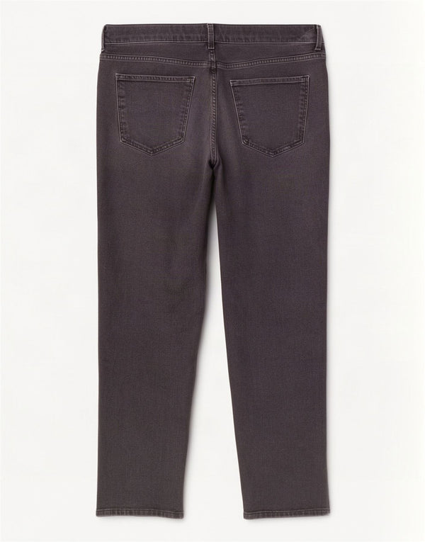 Marks & Spencer Damen Straight Jeans UK 20 2XL W36 L28 Graue Baumwolle