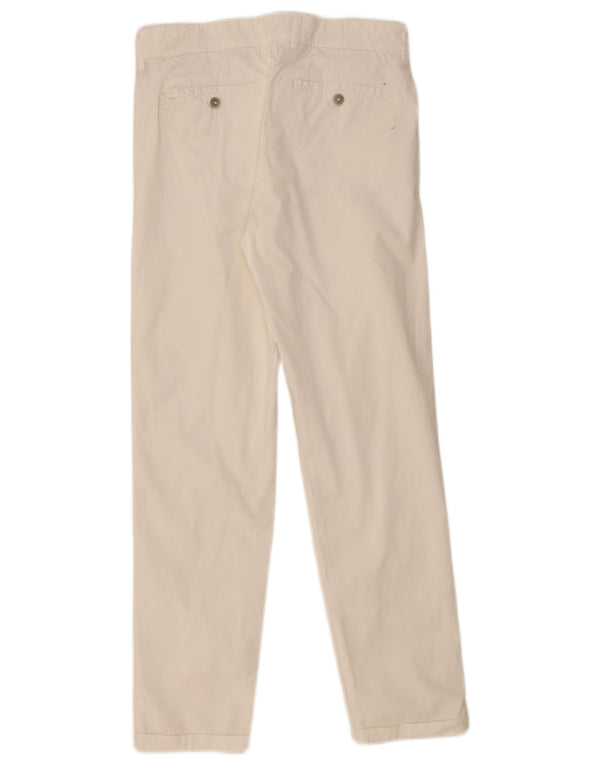 Spodnie damskie Fay Straight Chino W29 L29 Biała bawełna