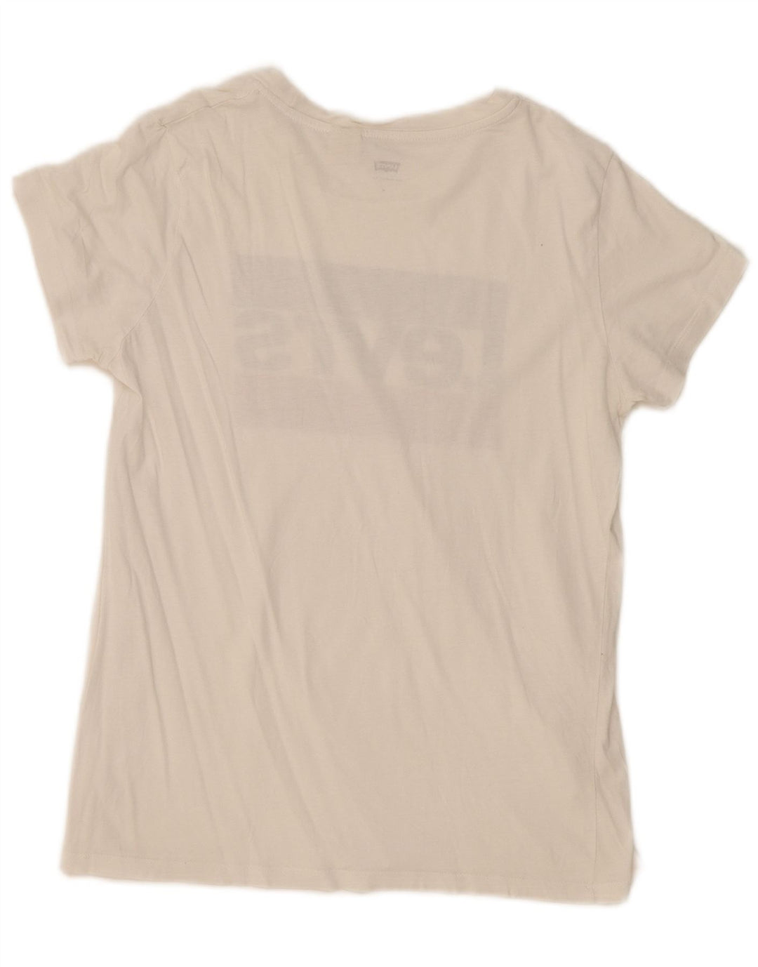 Levi's Womens Graphic T-Shirt Top UK 12 Medium White