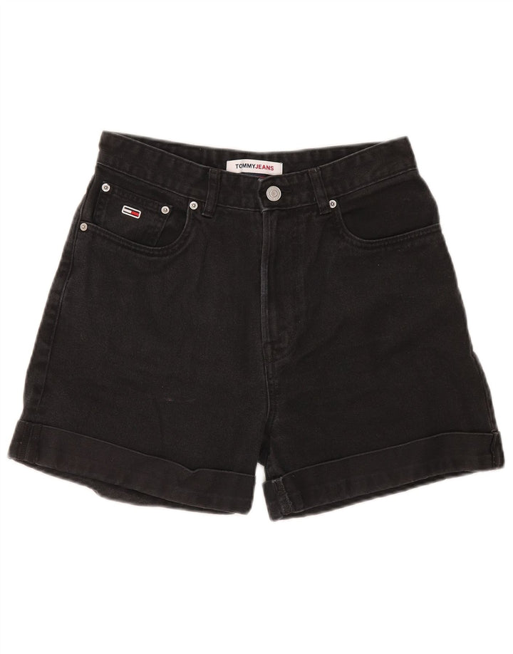 Tommy Hilfiger Womens Denim Shorts W28 Medium  Black